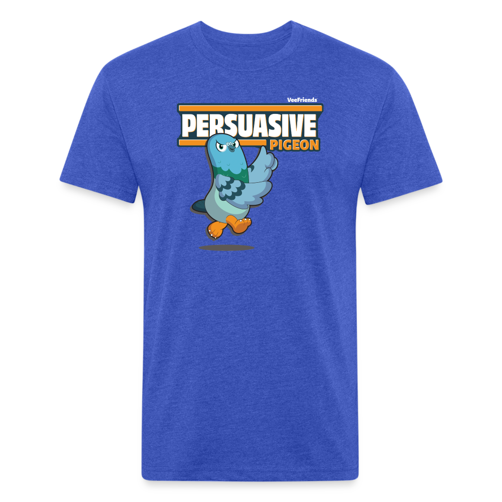 Persuasive Pigeon Character Comfort Adult Tee - heather royal