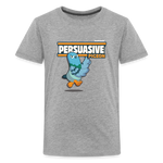 Persuasive Pigeon Character Comfort Kids Tee - heather gray