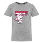 Polished Poodle Character Comfort Kids Tee - heather gray