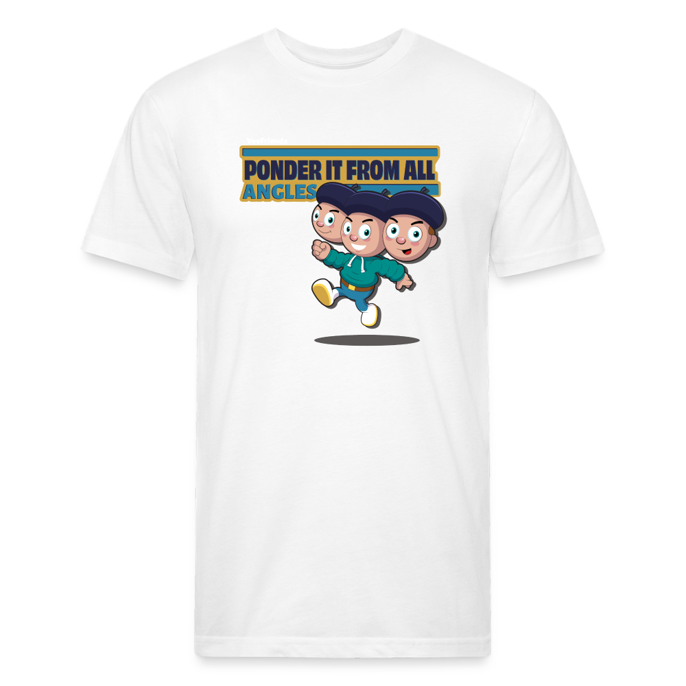 Ponder It From All Angles Character Comfort Adult Tee - white