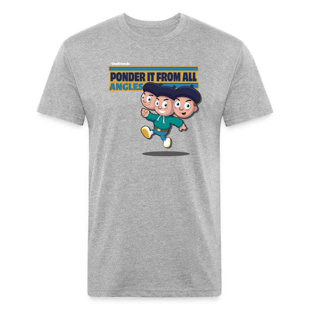 Ponder It From All Angles Character Comfort Adult Tee - heather gray