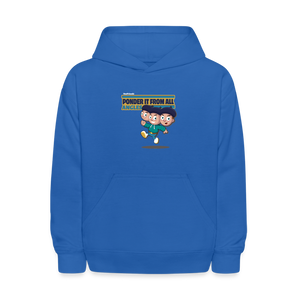 Ponder It From All Angles Character Comfort Kids Hoodie - royal blue