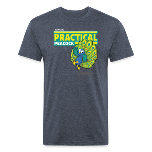 
            
                Load image into Gallery viewer, Practical Peacock Character Comfort Adult Tee - heather navy
            
        