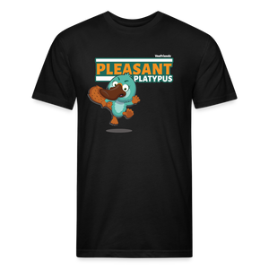 Pleasant Platypus Character Comfort Adult Tee - black