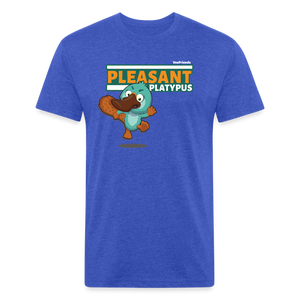 
            
                Load image into Gallery viewer, Pleasant Platypus Character Comfort Adult Tee - heather royal
            
        