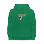 Pleasant Platypus Character Comfort Kids Hoodie - kelly green