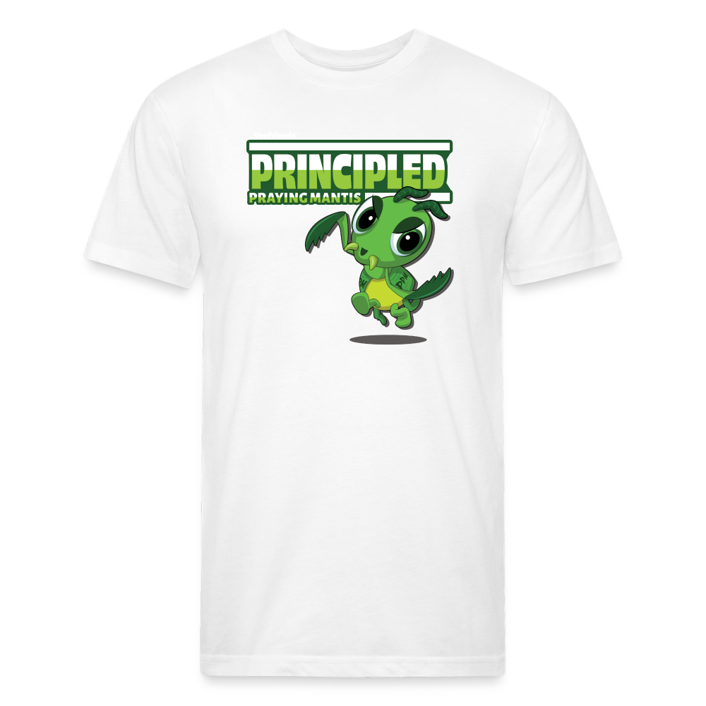 Principled Praying Mantis Character Comfort Adult Tee - white