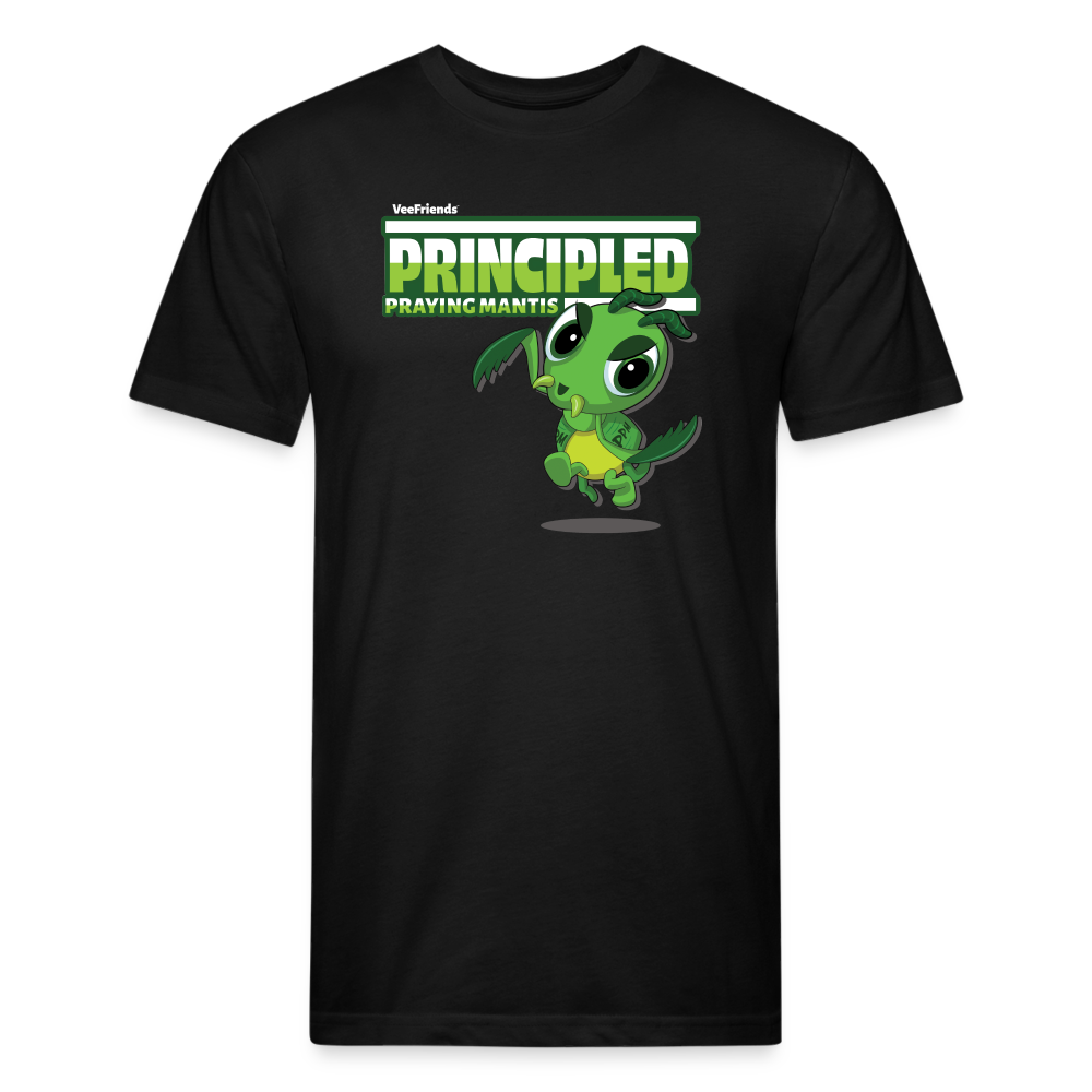 Principled Praying Mantis Character Comfort Adult Tee - black