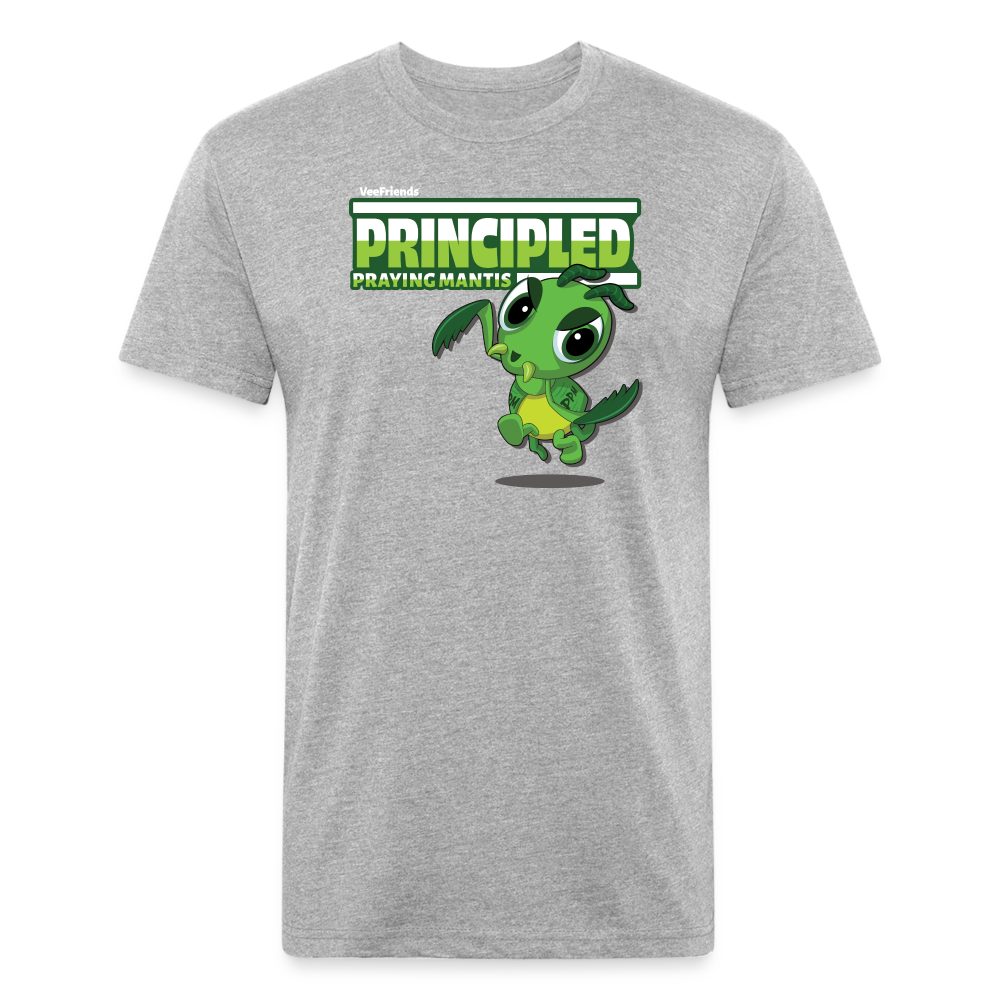 Principled Praying Mantis Character Comfort Adult Tee - heather gray