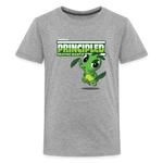 Principled Praying Mantis Character Comfort Kids Tee - heather gray