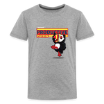 Productive Puffin Character Comfort Kids Tee - heather gray