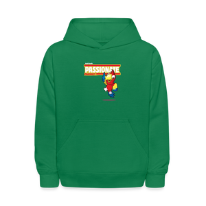 
            
                Load image into Gallery viewer, Passionate Parrot Character Comfort Kids Hoodie - kelly green
            
        