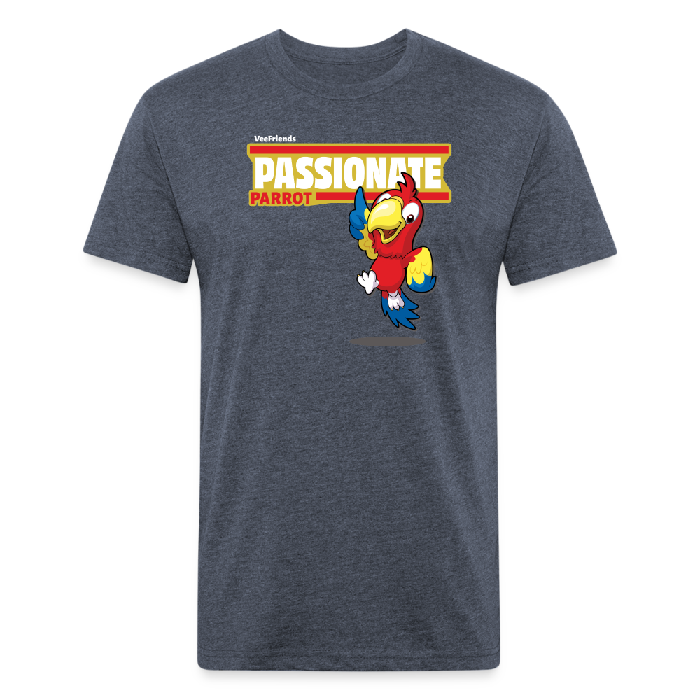 Passionate Parrot Character Comfort Adult Tee - heather navy