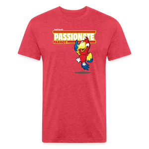 Passionate Parrot Character Comfort Adult Tee - heather red