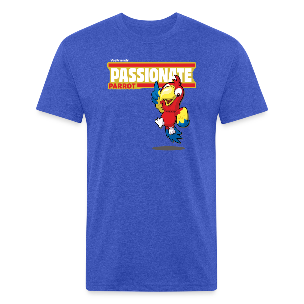 Passionate Parrot Character Comfort Adult Tee - heather royal
