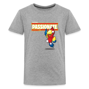 
            
                Load image into Gallery viewer, Passionate Parrot Character Comfort Kids Tee - heather gray
            
        