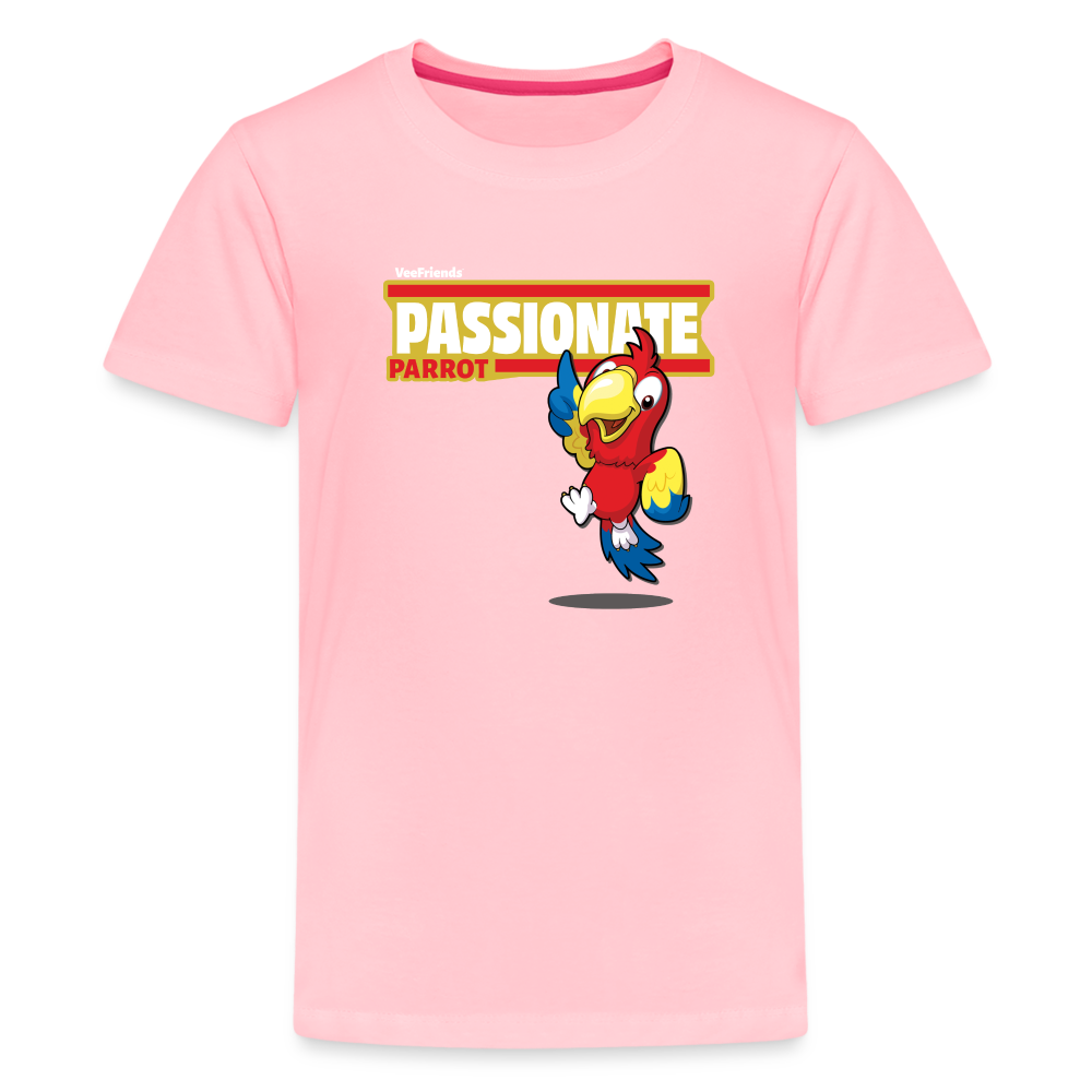 Passionate Parrot Character Comfort Kids Tee - pink