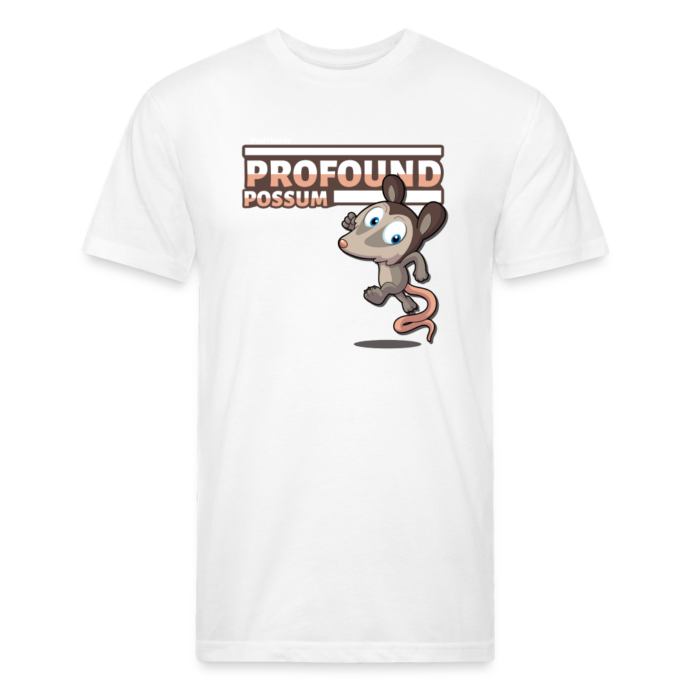 Profound Possum Character Comfort Adult Tee - white