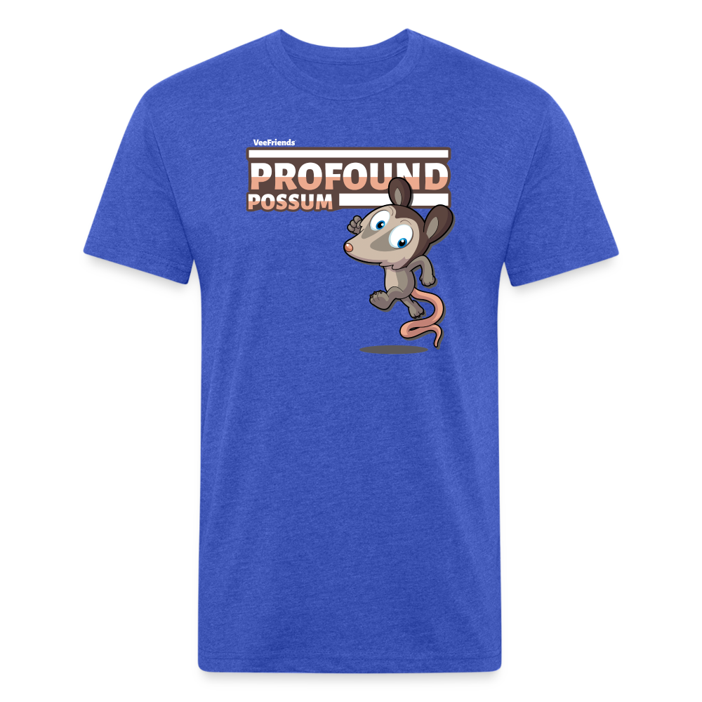 Profound Possum Character Comfort Adult Tee - heather royal