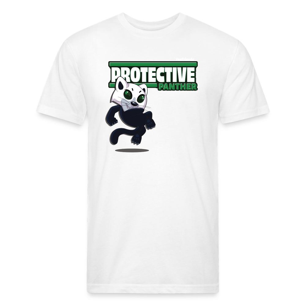 Protective Panther Character Comfort Adult Tee - white