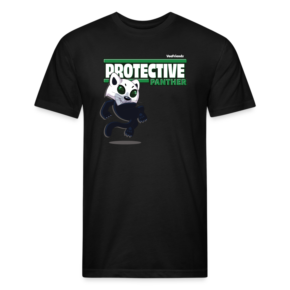 Protective Panther Character Comfort Adult Tee - black