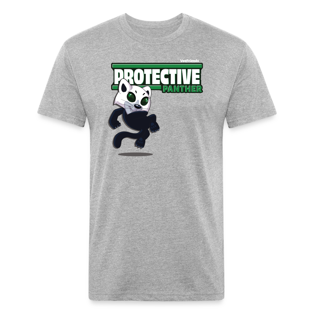 Protective Panther Character Comfort Adult Tee - heather gray