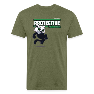 
            
                Load image into Gallery viewer, Protective Panther Character Comfort Adult Tee - heather military green
            
        