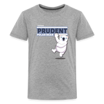 Prudent Polar Bear Character Comfort Kids Tee - heather gray