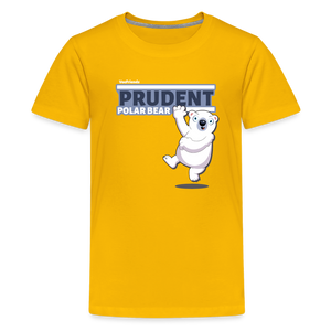 Prudent Polar Bear Character Comfort Kids Tee - sun yellow