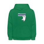 Prudent Polar Bear Character Comfort Kids Hoodie - kelly green