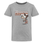 Profound Possum Character Comfort Kids Tee - heather gray