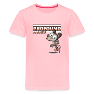 Profound Possum Character Comfort Kids Tee - pink