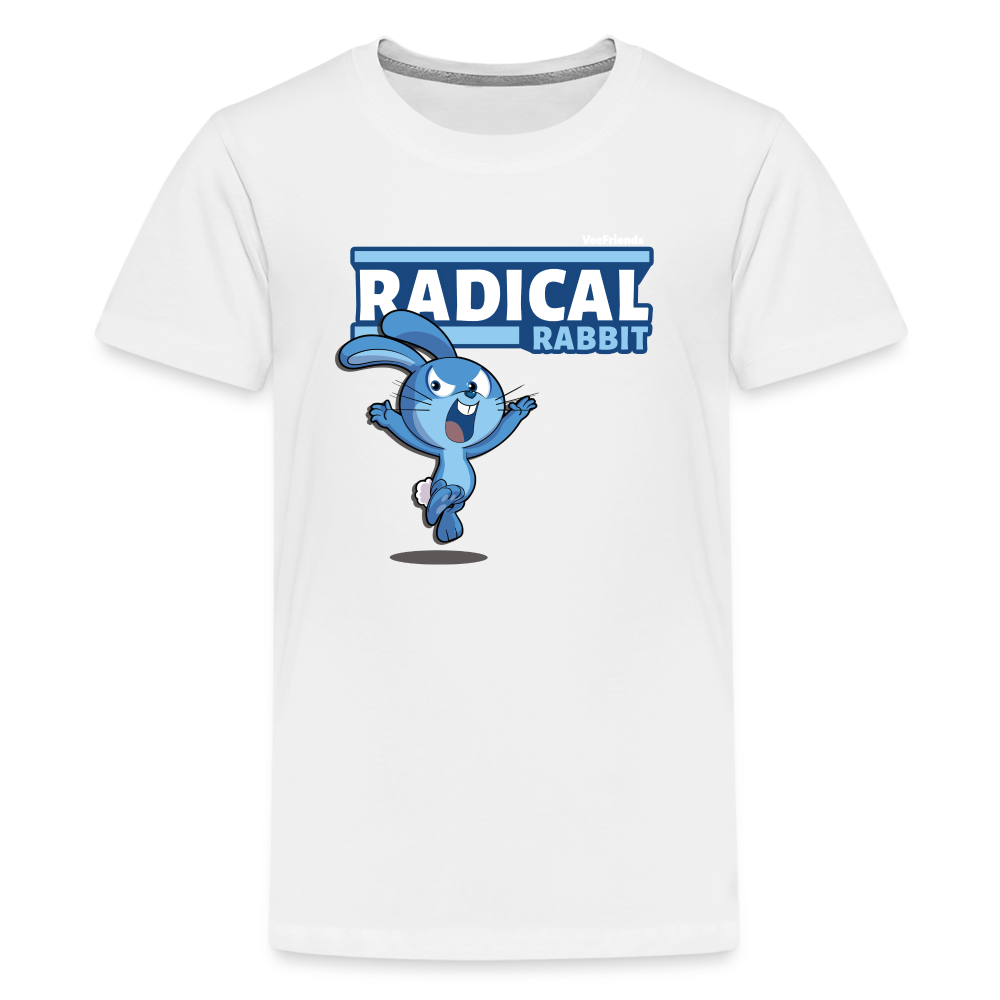 Radical Rabbit Character Comfort Kids Tee - white