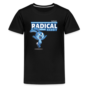 Radical Rabbit Character Comfort Kids Tee - black