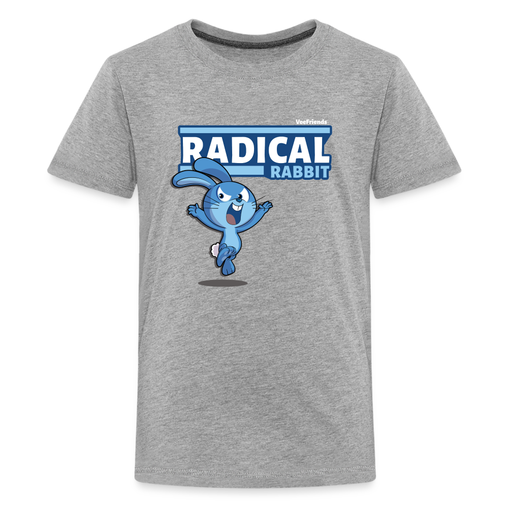 Radical Rabbit Character Comfort Kids Tee - heather gray
