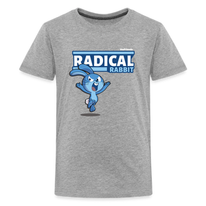 Radical Rabbit Character Comfort Kids Tee - heather gray