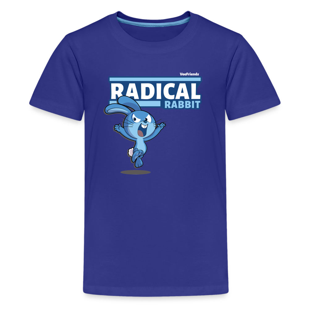 
            
                Load image into Gallery viewer, Radical Rabbit Character Comfort Kids Tee - royal blue
            
        
