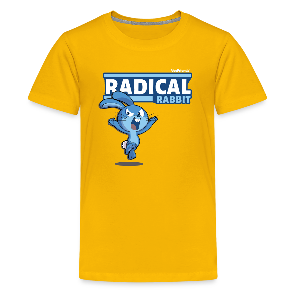 Radical Rabbit Character Comfort Kids Tee - sun yellow