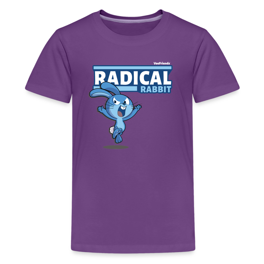 Radical Rabbit Character Comfort Kids Tee - purple