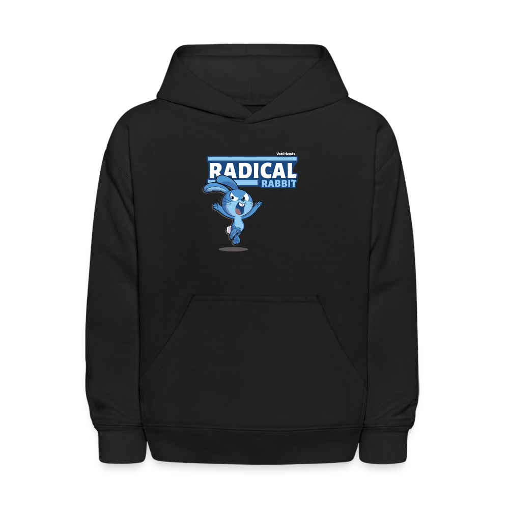 Radical Rabbit Character Comfort Kids Hoodie - black