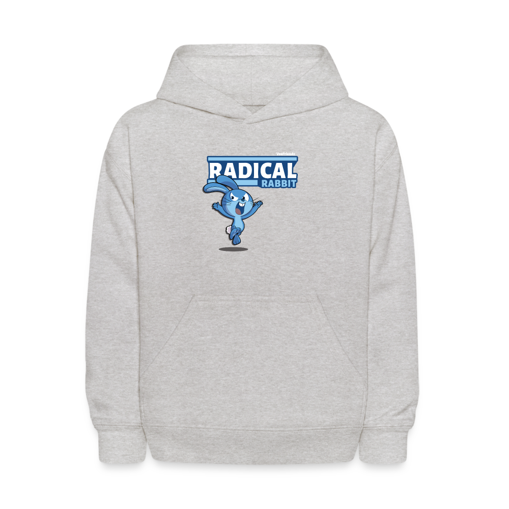 Radical Rabbit Character Comfort Kids Hoodie - heather gray