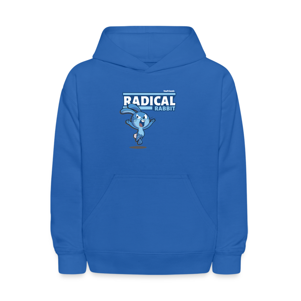 Radical Rabbit Character Comfort Kids Hoodie - royal blue