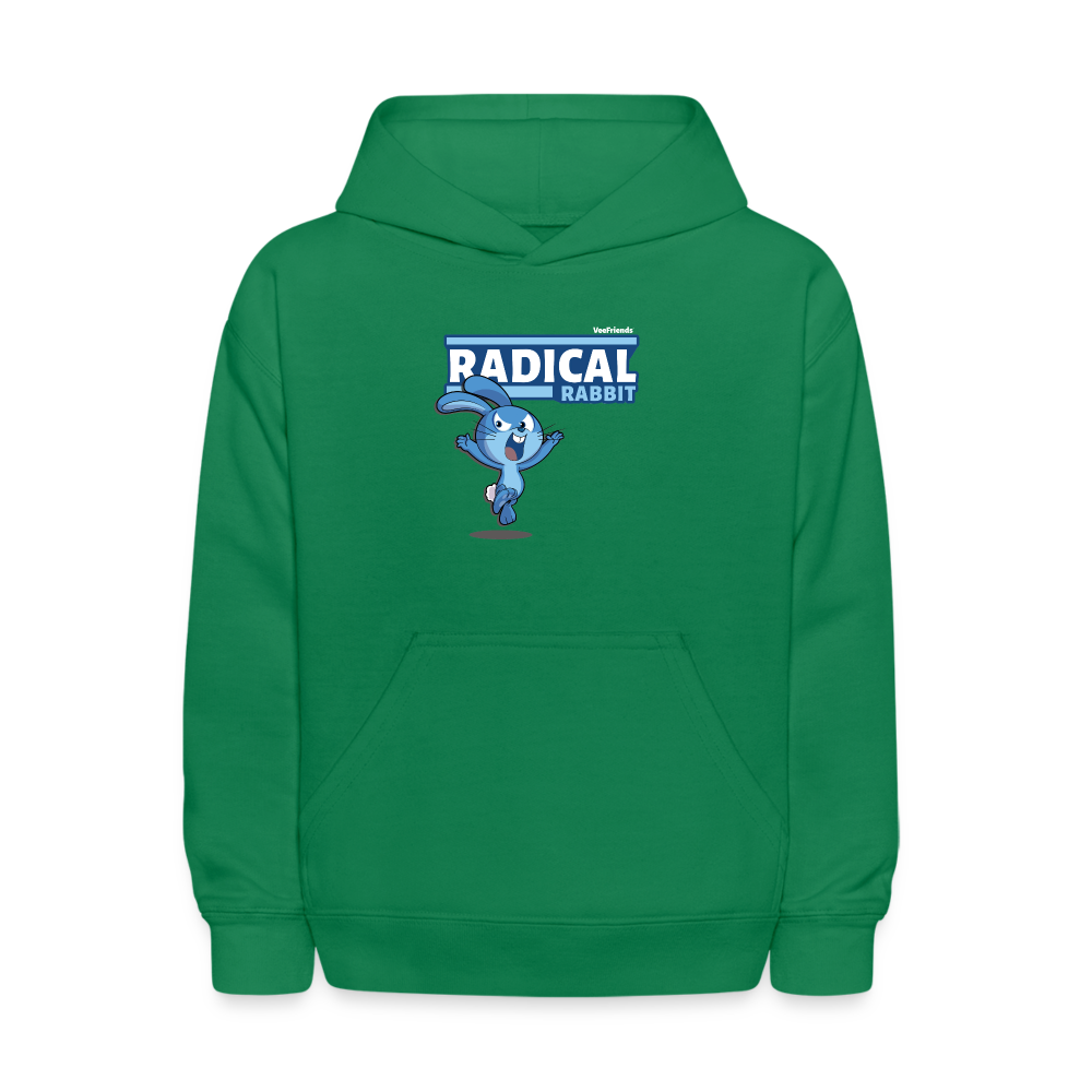 Radical Rabbit Character Comfort Kids Hoodie - kelly green