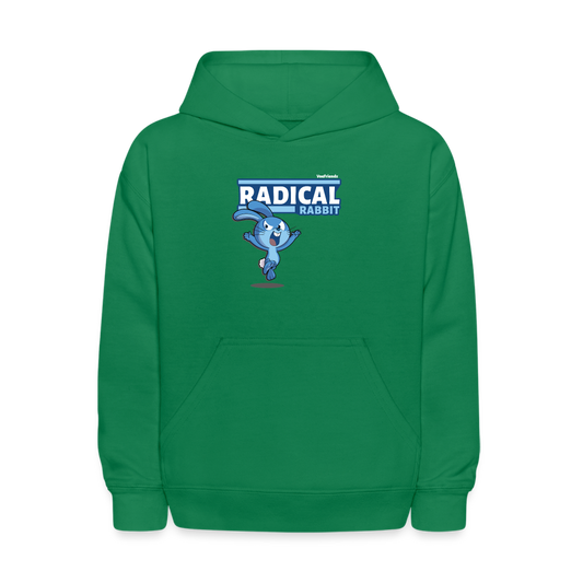 Radical Rabbit Character Comfort Kids Hoodie - kelly green