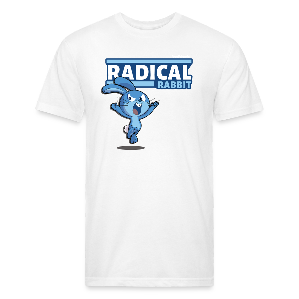 Radical Rabbit Character Comfort Adult Tee - white