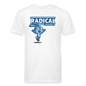 Radical Rabbit Character Comfort Adult Tee - white