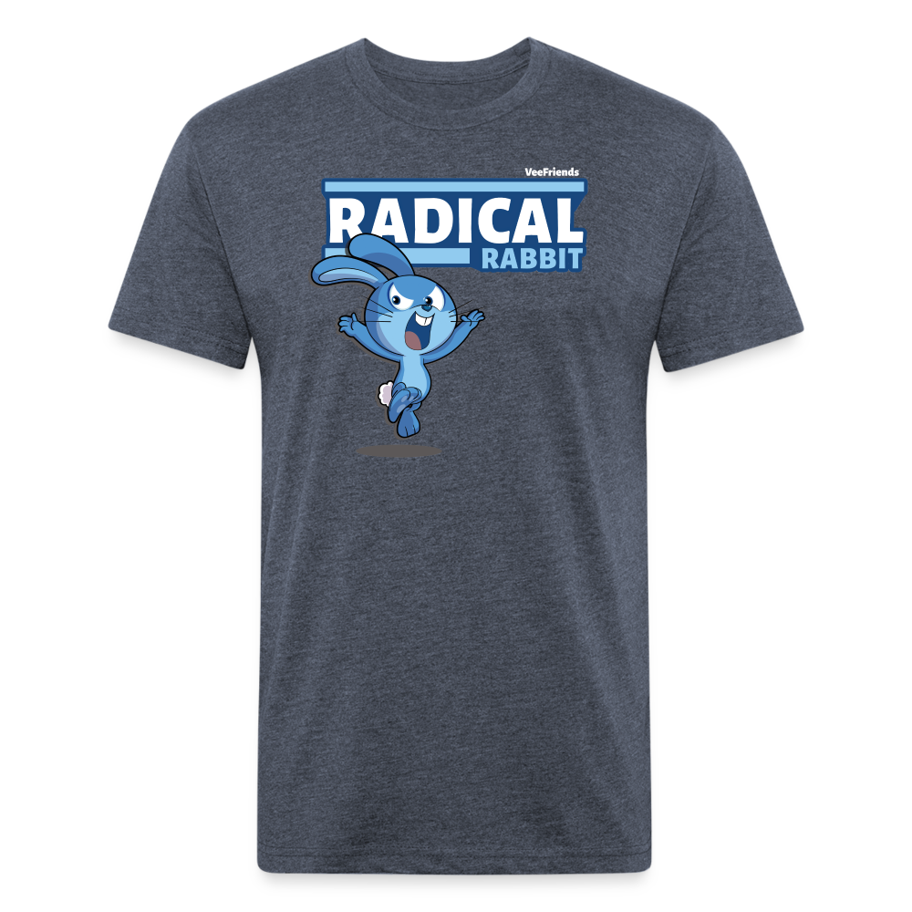 Radical Rabbit Character Comfort Adult Tee - heather navy