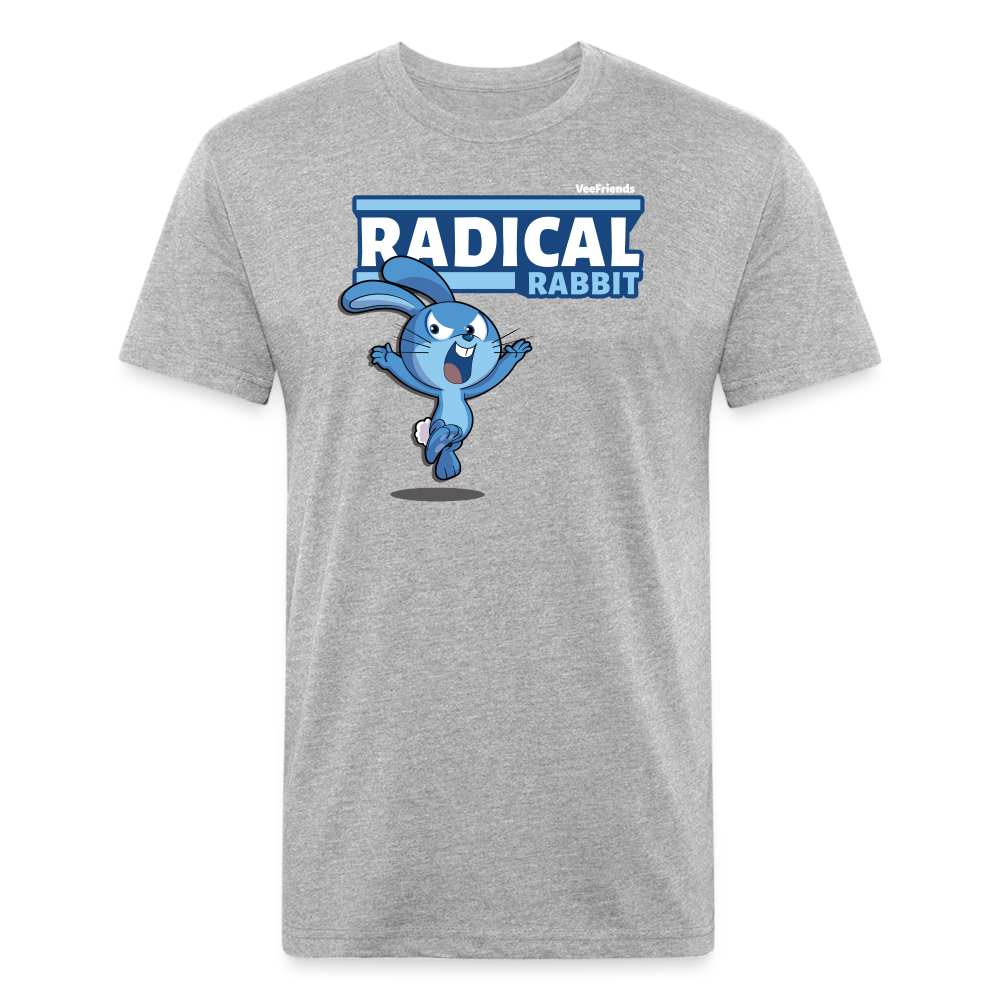 Radical Rabbit Character Comfort Adult Tee - heather gray