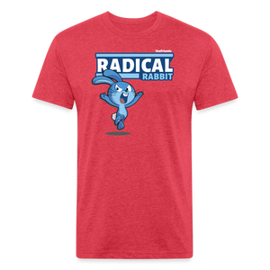Radical Rabbit Character Comfort Adult Tee - heather red