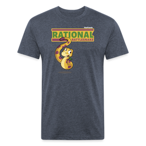 
            
                Load image into Gallery viewer, Rational Rattlesnake Character Comfort Adult Tee - heather navy
            
        